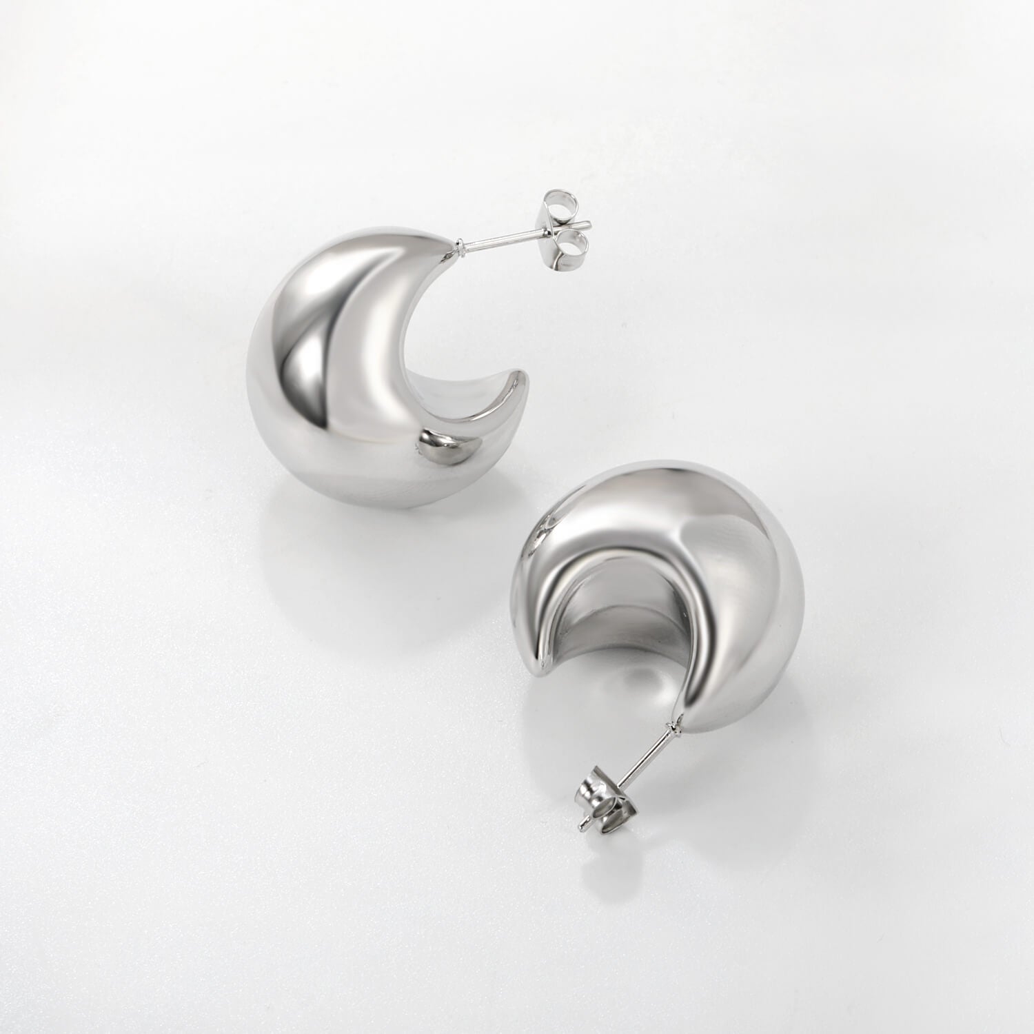 Chunky Drop wasserfeste vergoldete ohrringe