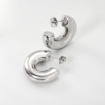 Hypoallergiset ruostumattomasta teräksestä valmistetut chunku korvakorut