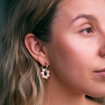 Kullatut helmikorvakorut madoww brändiltä