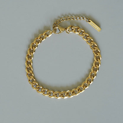 Unisex Cuban Chain kullattu -setti