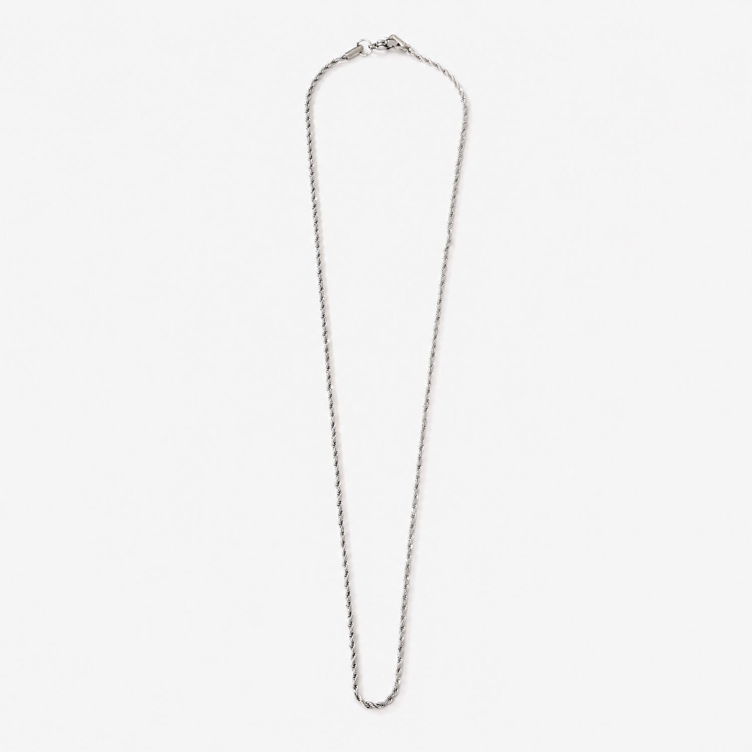 Unisex Rope Chain Necklace Gold Plated